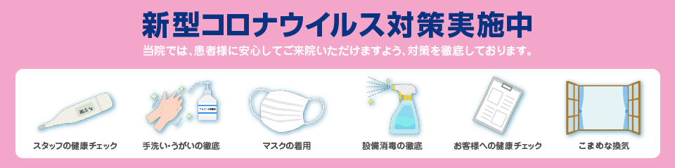 新型コロナウイルス対策について